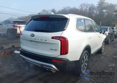 2020 Kia Telluride Ex z USA, uszkodzony, nr VIN 5XYP3DHC1LG092553